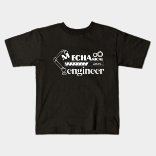 Future Mechanical Engineer Loading Bar Graduation Engineer Gift Kids T-Shirt